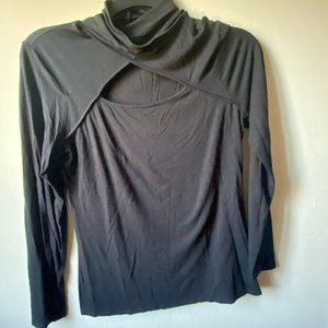 Long Sleeve Cutout Shirt
